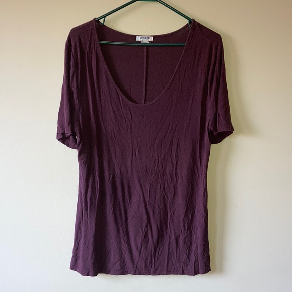 Plain purple t-shirt - Picture 1 of 2